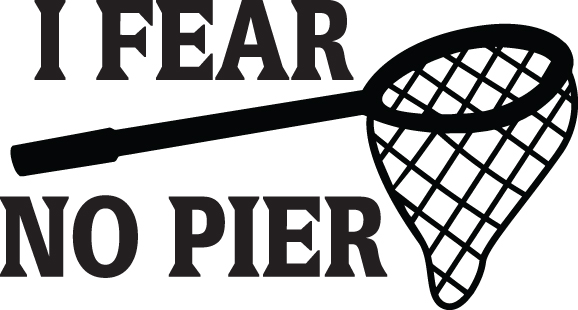 I Fear No Pier Sticker