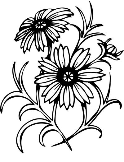 Flower Sticker 436