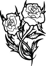 Rose Sticker 234