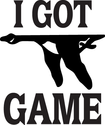 I Got Game Geese Sticker