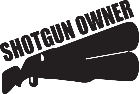 Shotgun Owner Sticker 