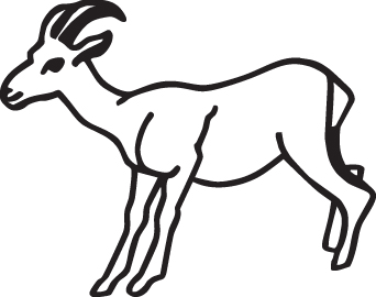 Goat Sticker