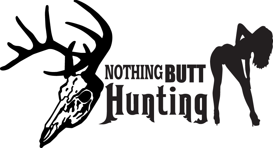 Nothing BUTT Hunting Deer Sticker