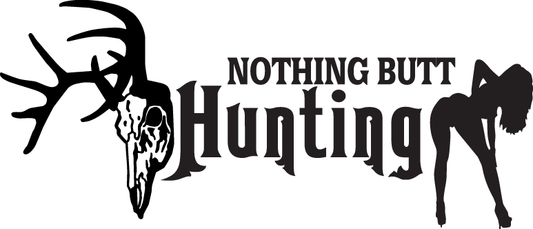 Nothing BUTT Hunting Deer Sticker 3