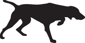 Pointer Dog Sticker 18