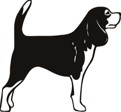 Pointer Dog Sticker 24