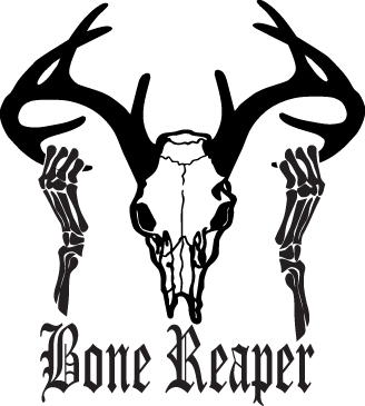 Bone Reaper Deer Skull Sticker