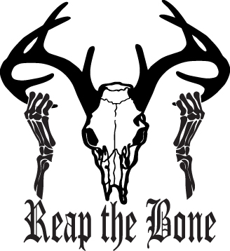 Reap the Bone Deer Skull Sticker