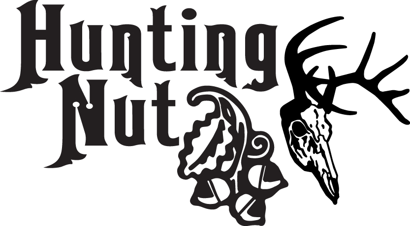 Hunting Nut with Nuts and Skull Sticker