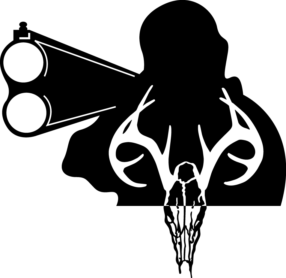 Man Shooting Deer Sticker 3