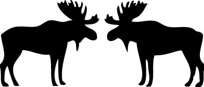 Moose Sticker