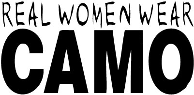 Real Women Wear Camo Sticker