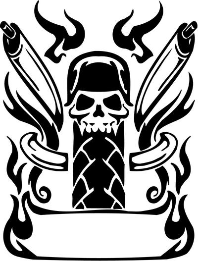 Tribal Bike Sticker 11