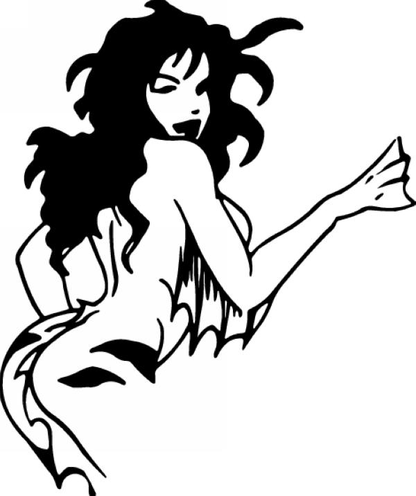 Pinup Girl Sticker 460