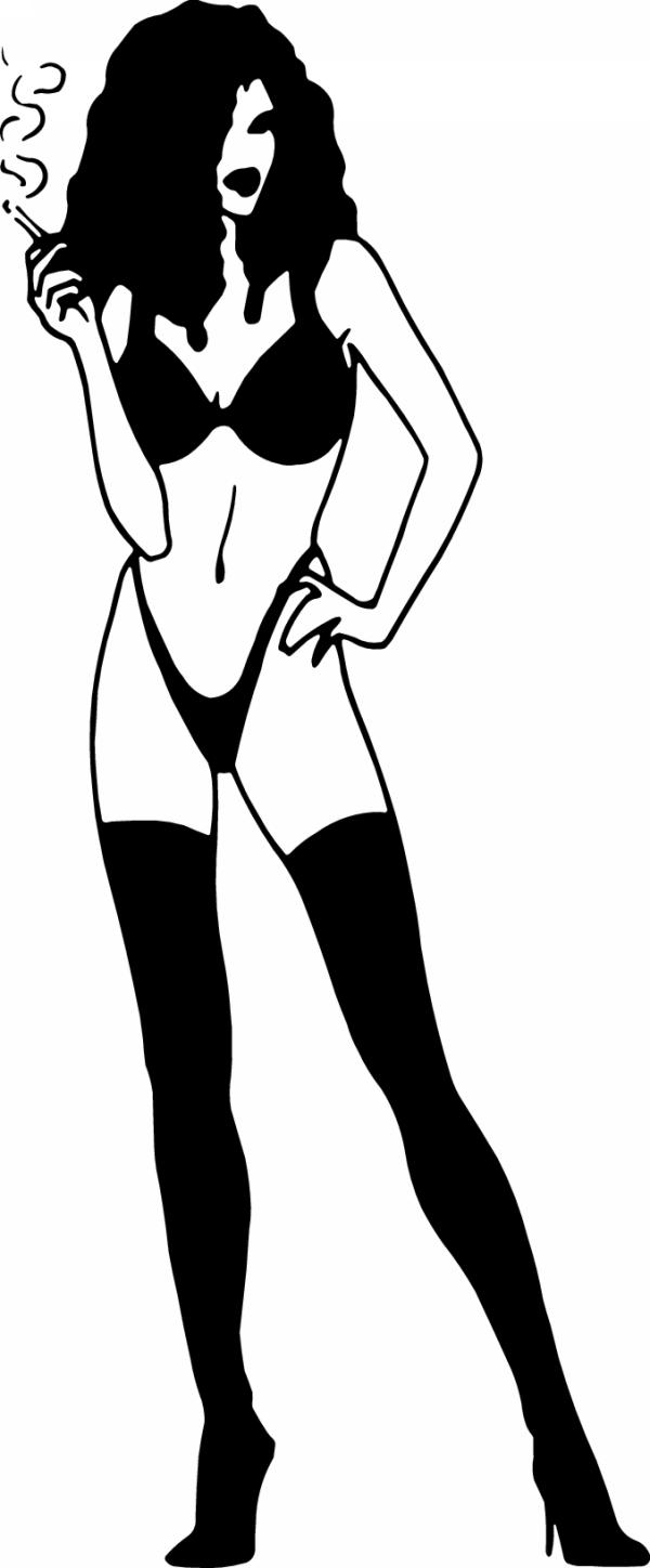 Pinup Girl Sticker 527