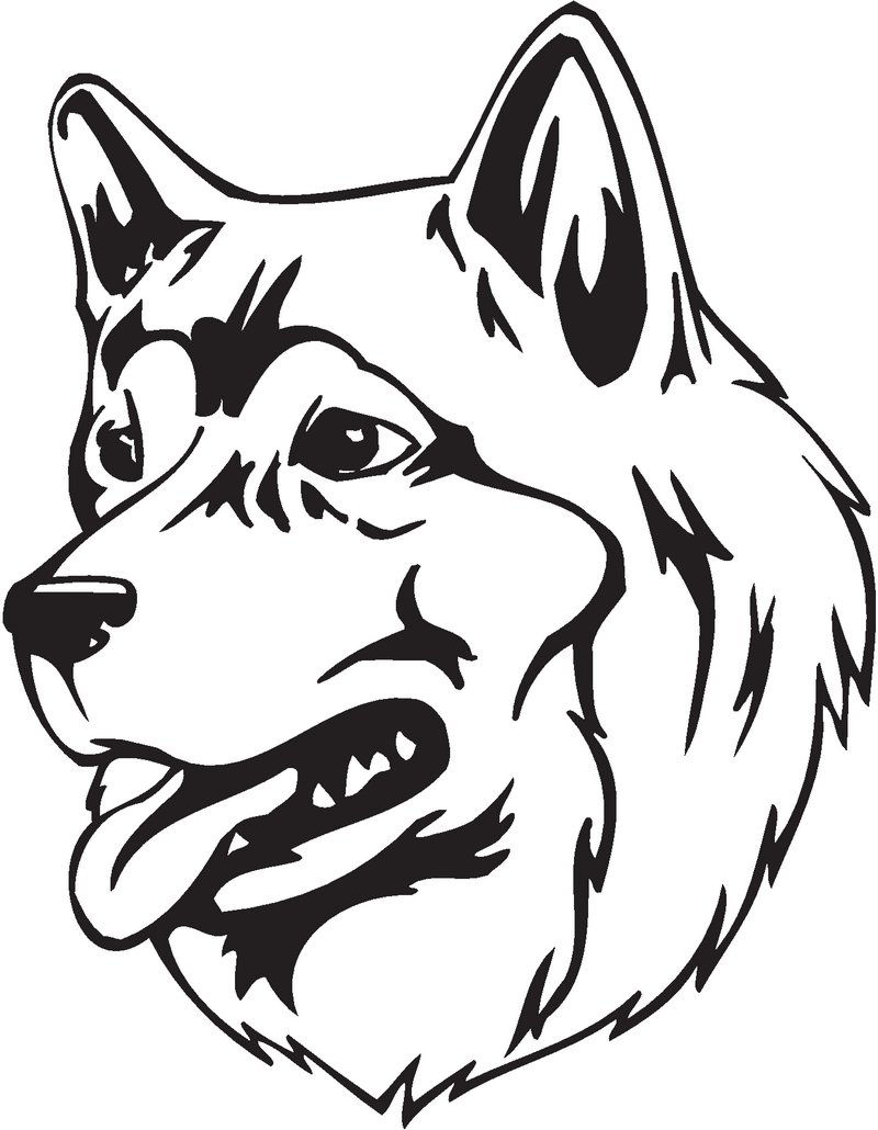 Alaskan Malamute Dog Sticker