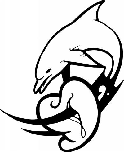 Dolphin Sticker 34