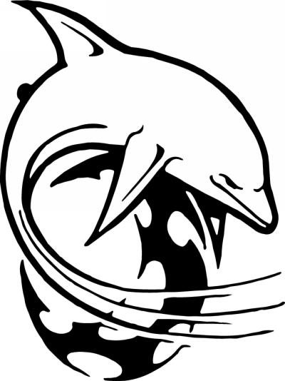 Dolphin Sticker 464