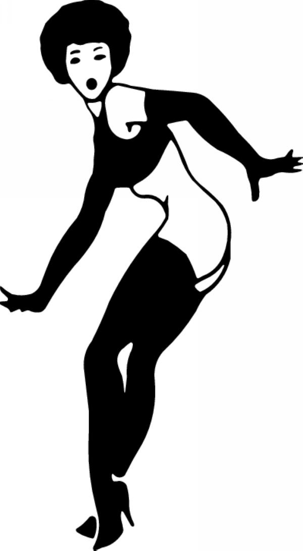 Pinup Girl Sticker 563