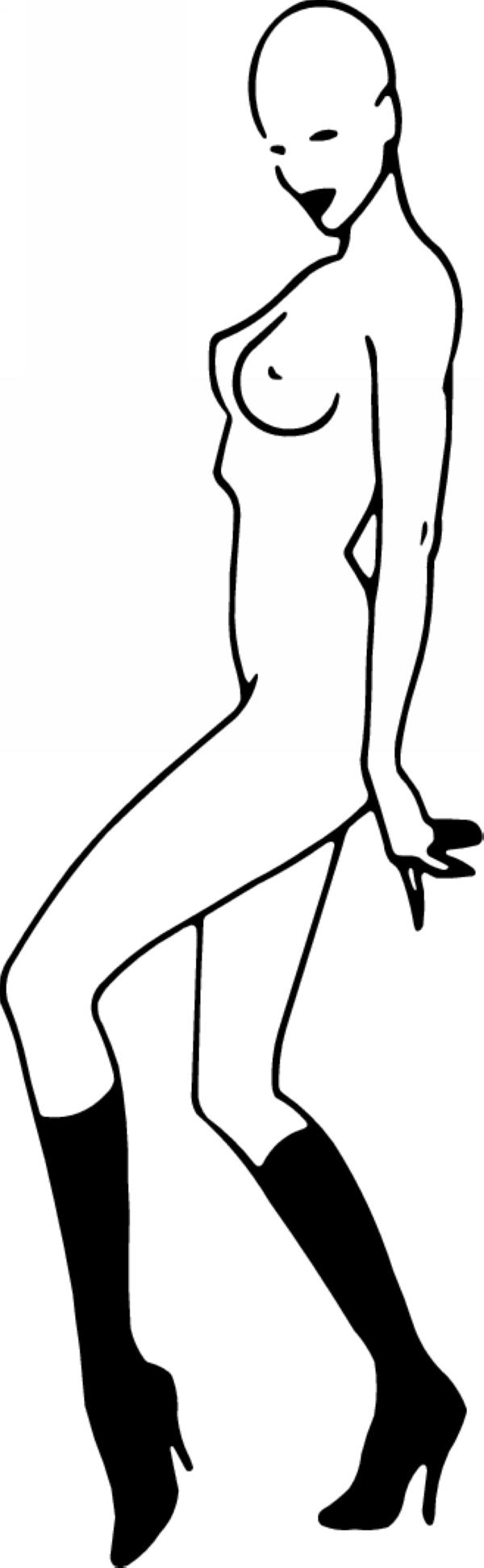 Pinup Girl Sticker 565