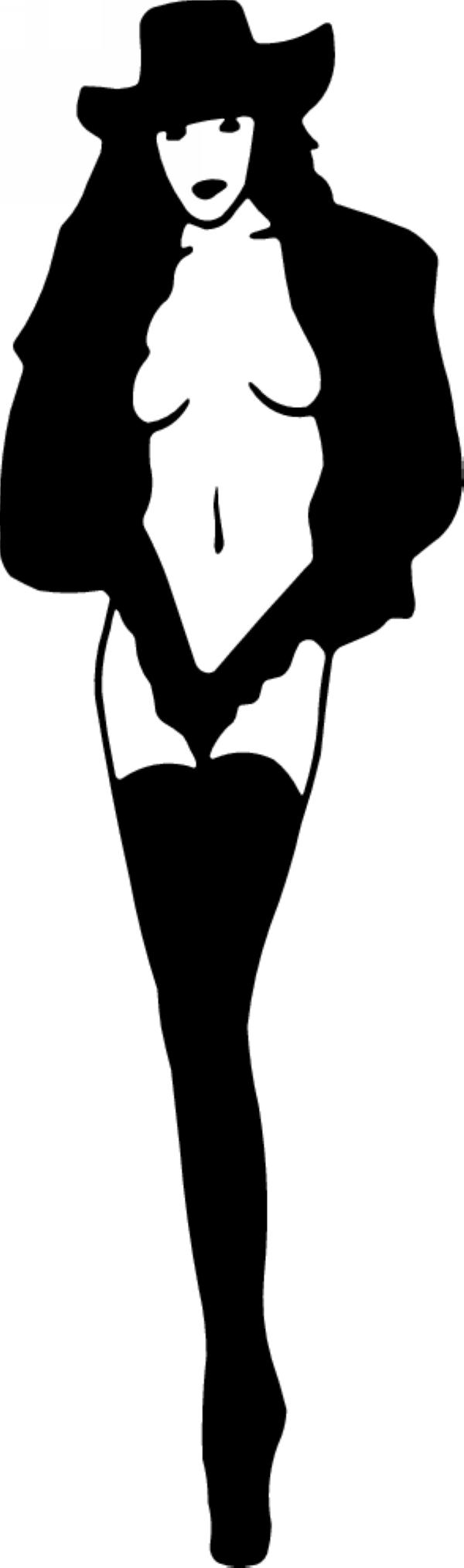 Pinup Girl Sticker 675