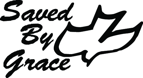 Saved by Grace Sticker 3182