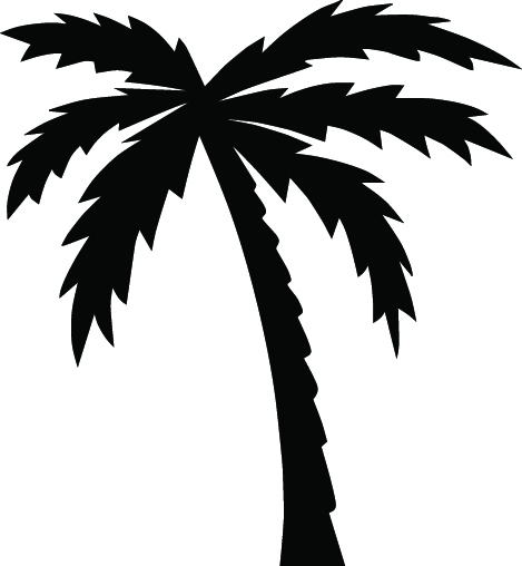 Palm Tree Sticker 4124