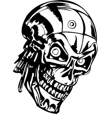 Skull Sticker 175