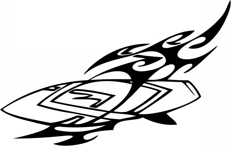 Tribal Sports Sticker 21