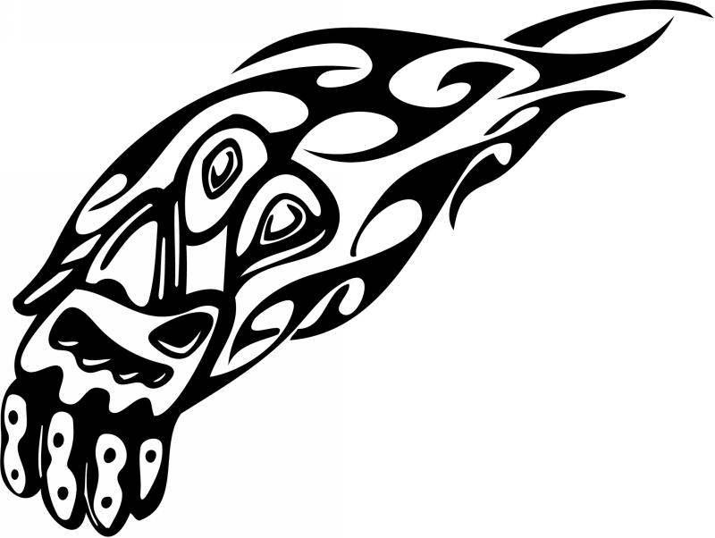 Tribal Sports Sticker 48