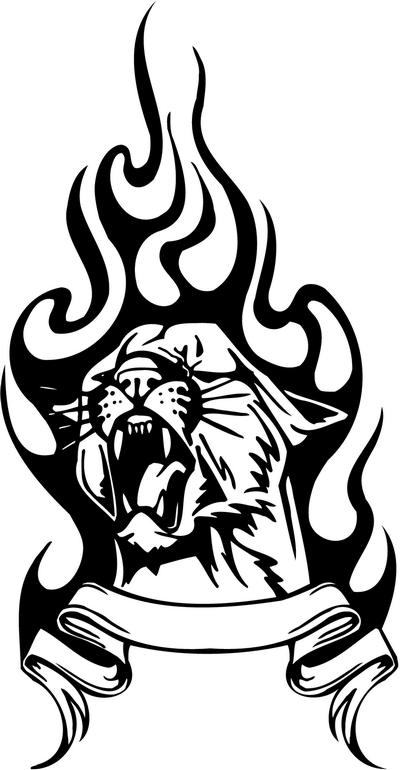 Tribal Predator Sticker 209