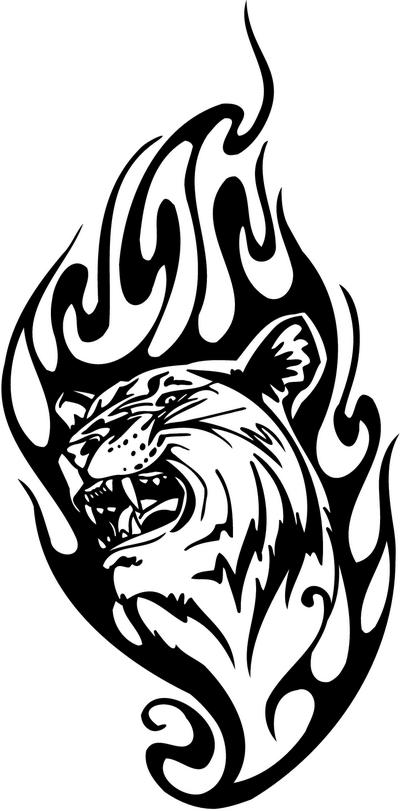 Tribal Predator Sticker 212