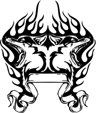 Tribal Predator Sticker 215