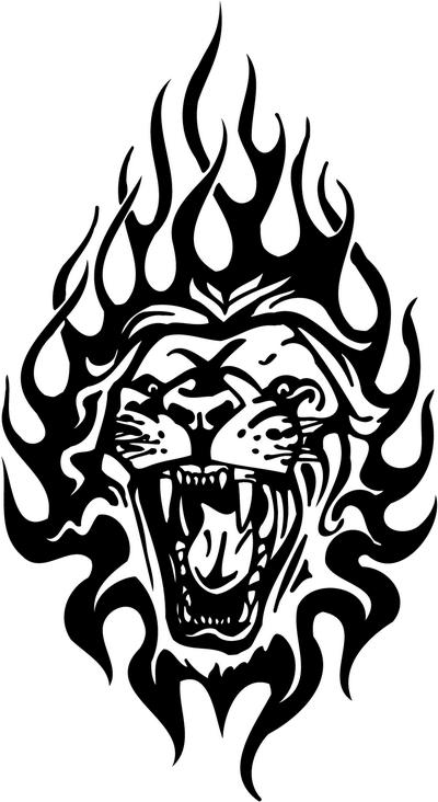 Tribal Predator Sticker 241