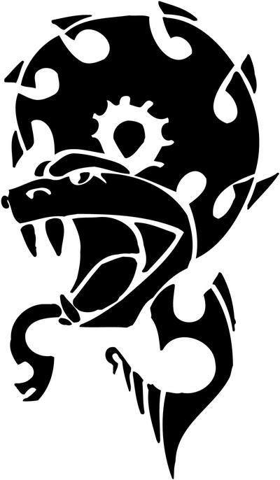 Tribal Predator Sticker 335