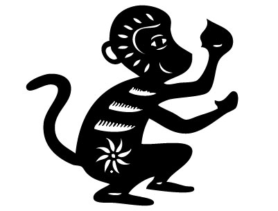 Monkey 2 Sticker