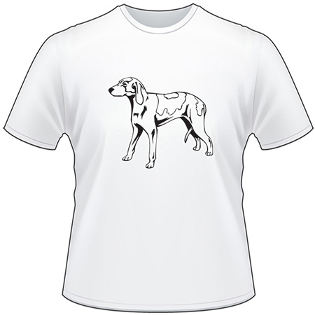 Grand Anglo-Francais Blanc et Orange Dog T-Shirt