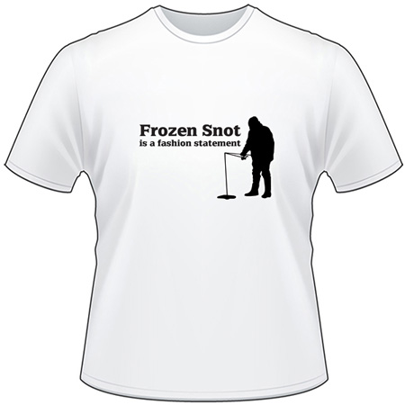 Frozen Snot is a Fashion Statement Ice Fishing Sticker - Fishing Stickers