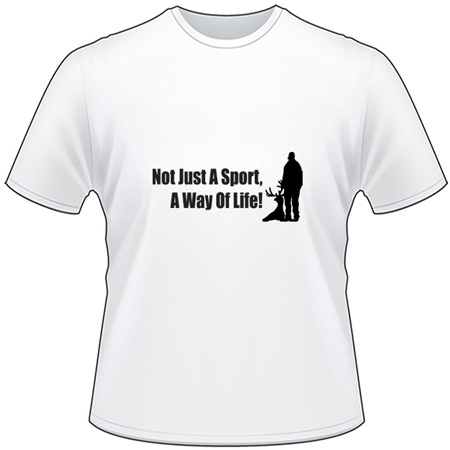 Not Just a Sport A Way of Life Buck T-Shirt 4