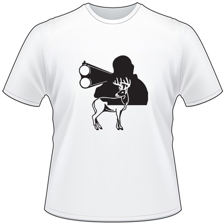 Man Shooting Deer T-Shirt 5