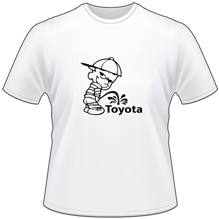 Calvin Pee On Toyota T-Shirt