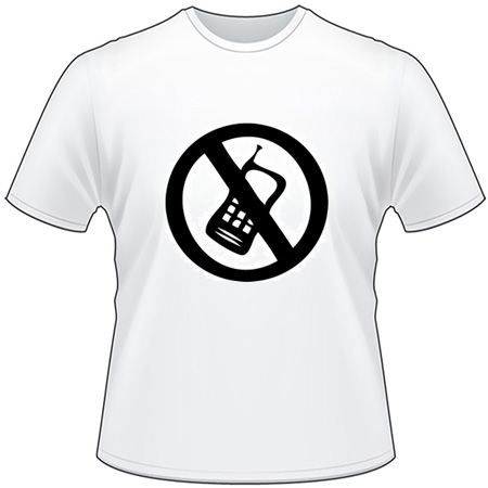 No Phone Zone, No Cell T-Shirt