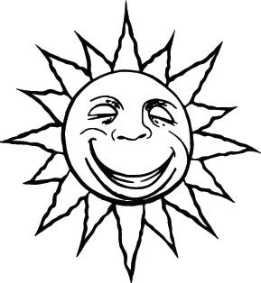 Sun Sticker 249