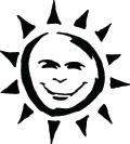 Sun Sticker 316