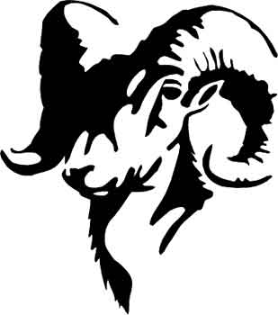 Big Horn Ram Sticker