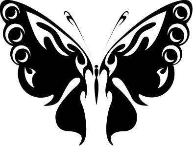 Butterfly 25 Sticker