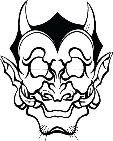 Demon Sticker 109