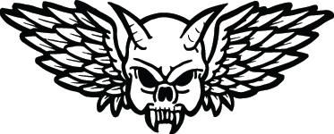 Demon Sticker 123