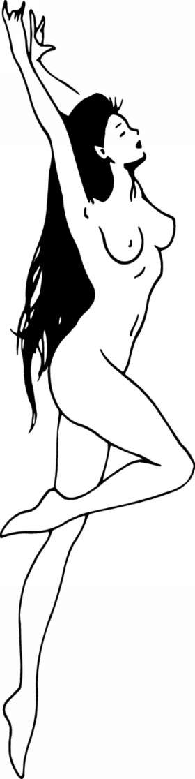 Pinup Girl Sticker 699