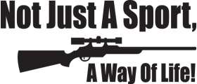 Not Just a Sport a Way of Life Sticker